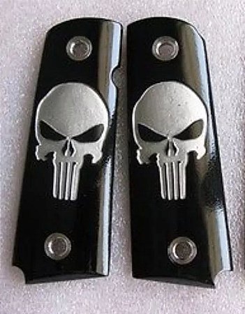 Cabo Talas  Colt 1911 Std. (Q) Tailandesa Justiceiro ( Punisher ) Preto com Prata