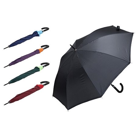 Guarda-chuva de poliéster de impacto impermeável com abertura automática