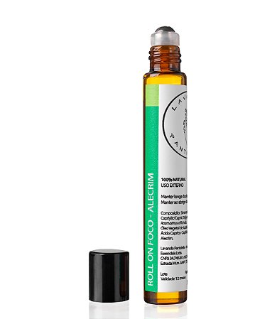 Roll-on foco 10ml - Com óleo essencial de alecrim