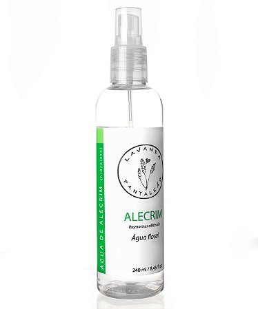Água floral de alecrim (hidrolato) 240ml