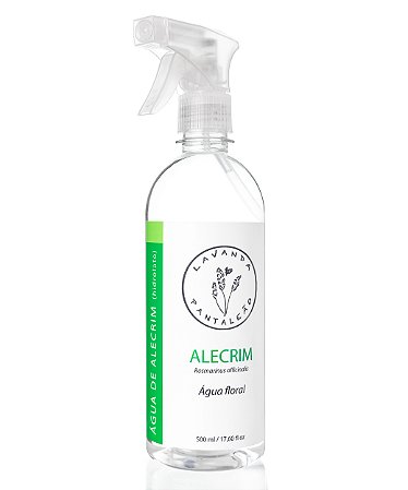 Água floral de alecrim (hidrolato) - 500ml