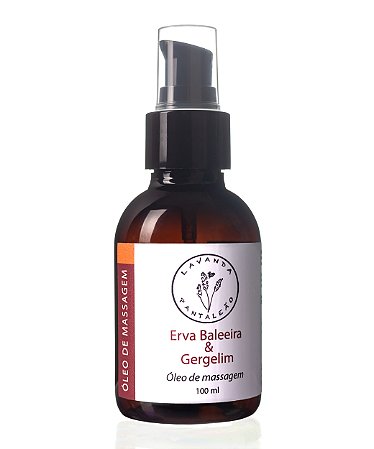 Óleo de Massagem 100ml - Erva Baleeira e gergelim
