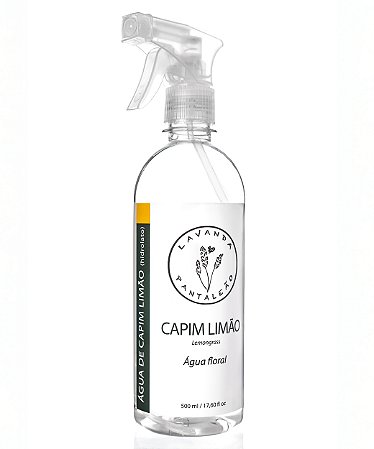 Água floral de capim limão (hidrolato) 500ml