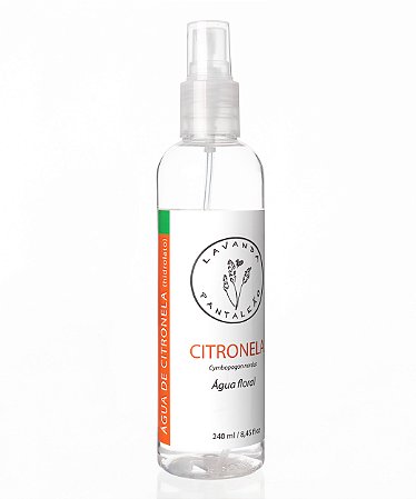Água floral de citronela (hidrolato) 240ml