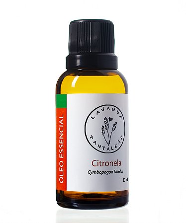 Óleo Essencial de Citronela 30ml - frasco econômico