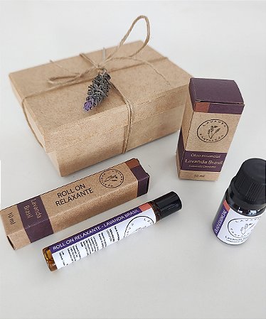Kit óleo essencial e roll on - Brinde corporativo ou festa personalizado