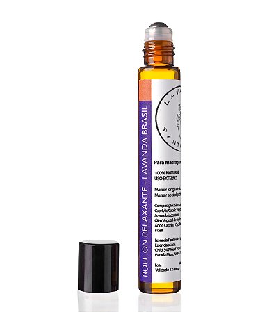 Roll-on relaxante 10ml - Com óleo essencial de lavanda