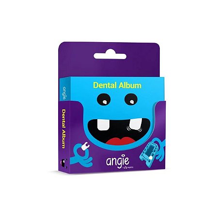 Álbum Dental Premium - Azul - Para guardar os dentinhos