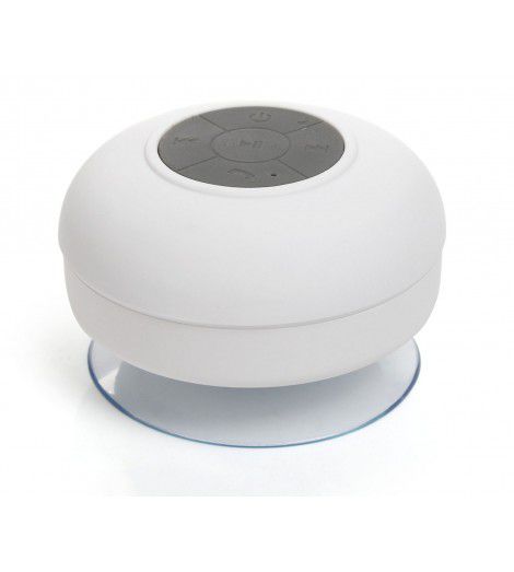 Mini Caixa de Som Bluetooth à Prova d'água - BTS06 - Preto/Branco