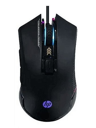 Mouse Gamer USB G360 6200DPI Led Preto HP