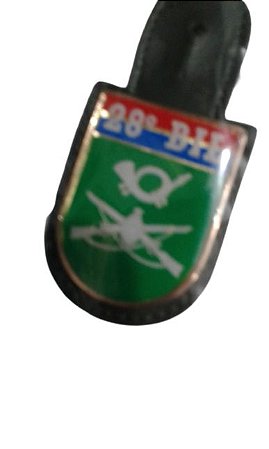 Metal EB Distintivo de Bolso 28º Batalhão de Infantaria Leve - Masculino