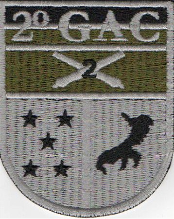 Bordado EB Distintivo de Organização Militar - 2º GAC