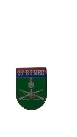 Metal EB Distintivo de Bolso 28º Batalhão de Infantaria Mecanizado - Feminino