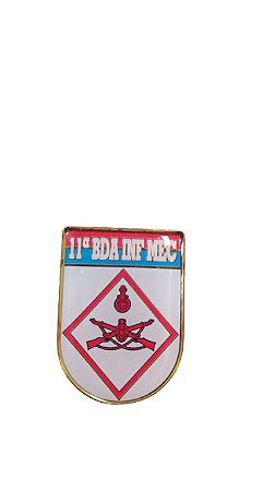 Metal EB Distintivo de Bolso  11ª Brigada de Infantaria Mecanizada - Feminino