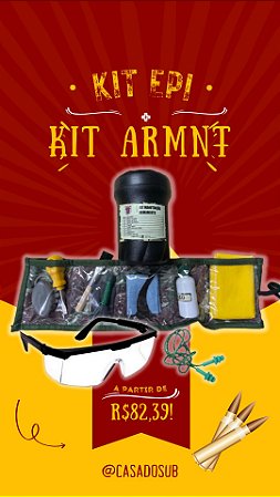 Kit EPI + Kit EsPCEx Manutenção de Armamento
