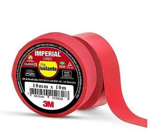 FITA ISOLANTE 3M IMPERIAL VERM.10MT