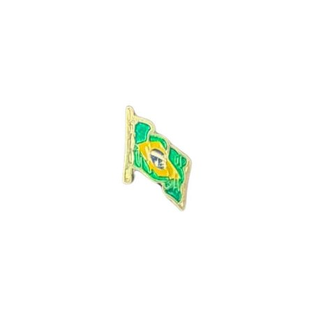 Metal Bottom Bandeira do Brasil Trêmula (1,8X3,0)
