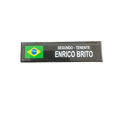 PLAQUETA COM ÍMÃ MODELO NOVO (10 dias úteis)