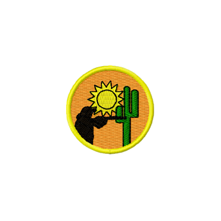 Distintivo Bordado de Gorro Colorido - CAATINGA