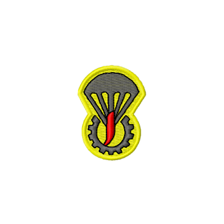 Distintivo Bordado de Gorro Colorido - Auxiliar de Dompsa