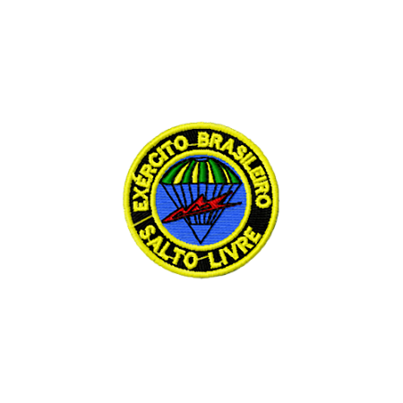 Distintivo Bordado de Gorro Colorido - Salto Livre