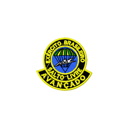 Distintivo Bordado de Gorro Colorido - Mestre Salto Livre