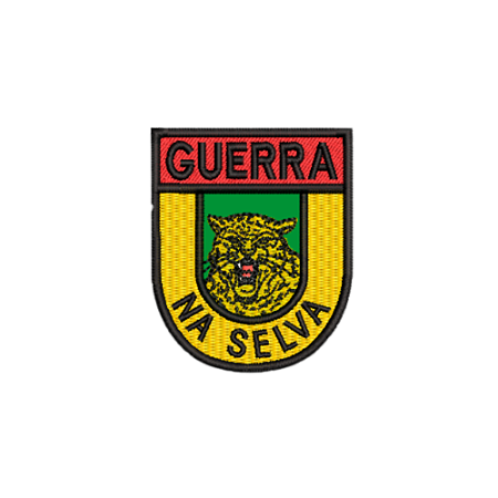 Distintivo Bordado de Gorro Colorido - Guerra na Selva