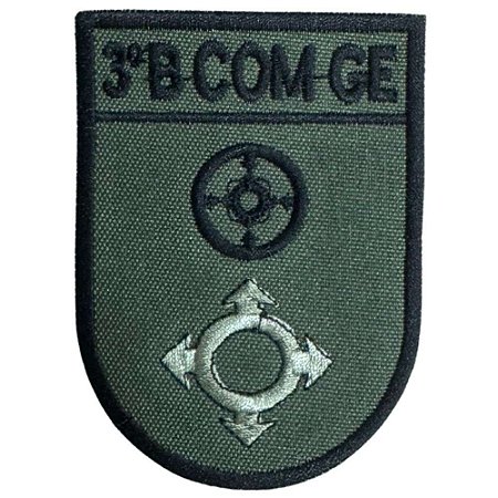 Distintivo de Organização Militar de Baixa Visibilidade - 3º B COM GE