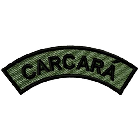 Distintivo Semicircular Bordado de Baixa Visibilidade - Manicaca CARCARÁ