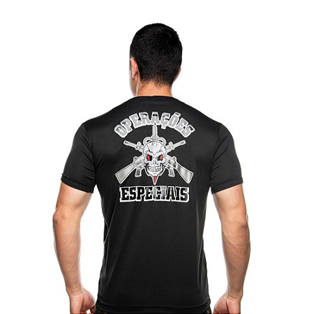 Camiseta Estampada Dry Fit Operações Especiais