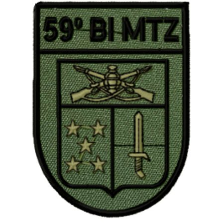 Distintivo de Organização Militar de Baixa Visibilidade - 59º BI MTZ (59º Batalhão de Infantaria Motorizado)