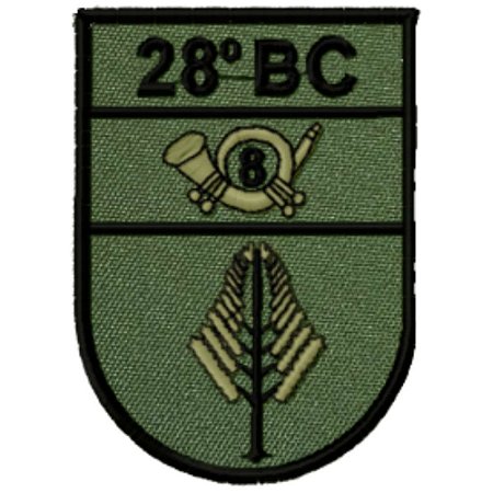 Distintivo de Organização Militar de Baixa Visibilidade - 28º BC (28º Batalhão de Caçadores)