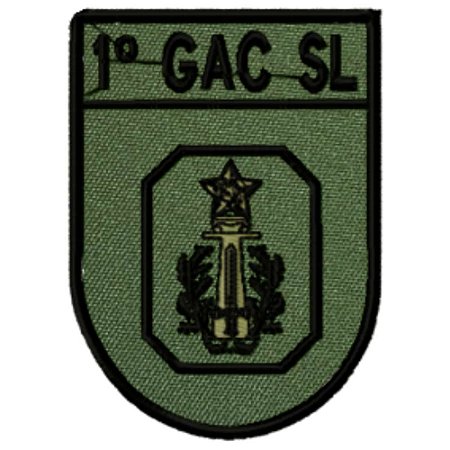 Distintivo de Organização Militar de Baixa Visibilidade - 1º GAC SL (1º Grupo de Artilharia de Campanha de Selva)