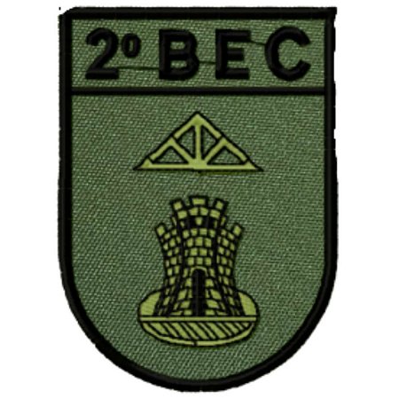 Distintivo de Organização Militar de Baixa Visibilidade - 2º BEC (2º Batalhão de Engenharia de Construção)