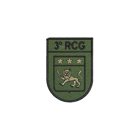 Distintivo de Organização Militar de Baixa Visibilidade - 3º RCG (3º Regimento de Cavalaria Guarda)
