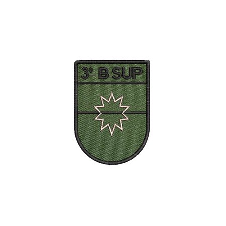 Distintivo de Organização Militar de Baixa Visibilidade - 3º B SUP