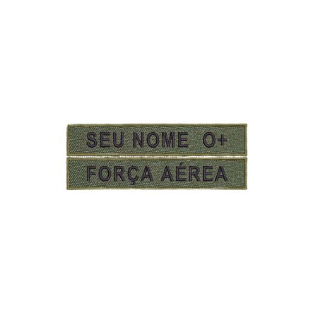 Kit Tarjeta Nome + Tarjeta Força Aérea