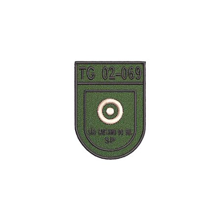 Distintivo de Organização Militar de Baixa Visibilidade - TG 02-069 (Tiro de Guerra de São Caetano do Sul - SP) RUE