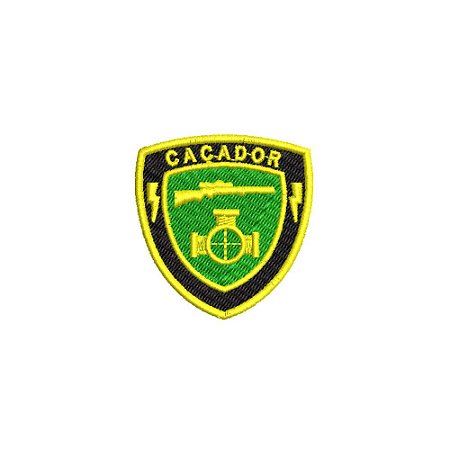 Patch Bordado COLORIDO Caçador