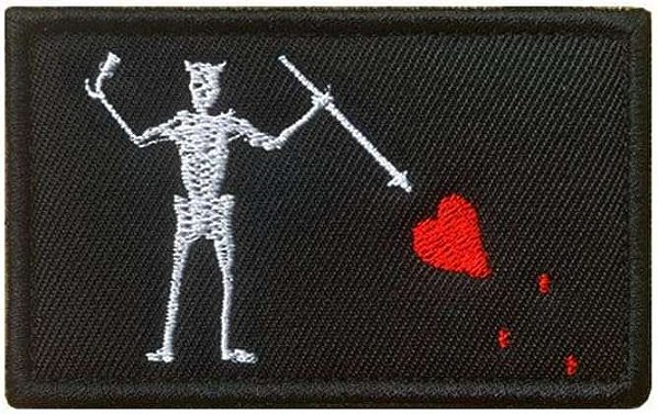 Patch Bordado TACTICAL PIRATE 8 x 5