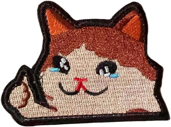 Patch Bordado GATO CHORÃO 8,08 x 6,1