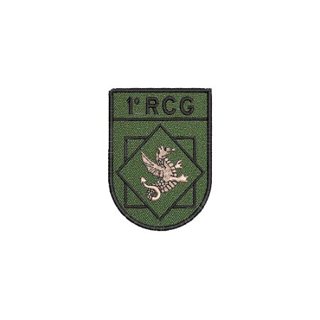 Distintivo de Organização Militar de Baixa Visibilidade - 1º RCG (1º Regimento de Cavalaria de Guardas)