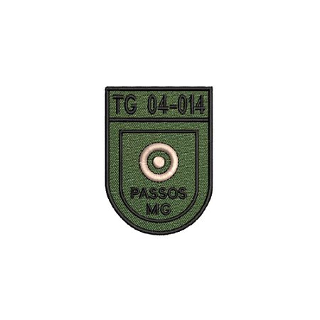 Distintivo de Organização Militar de Baixa Visibilidade - TG 04-014 (PASSOS MG)