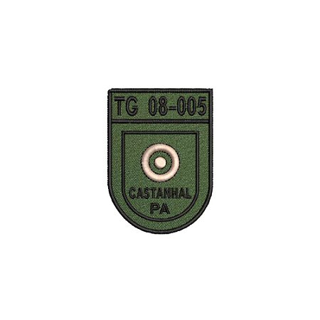 Distintivo de Organização Militar de Baixa Visibilidade - TG 08-005 (CASTANHAL - PA)