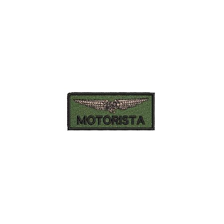 Patch Bordado Distintivo de Baixa Visibilidade - MOTORISTA