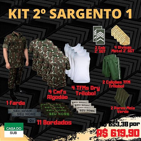 Kit 2º Sargento 1