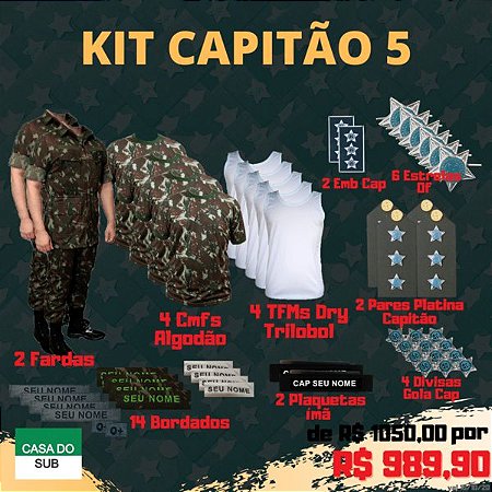 Kit Capitão 5