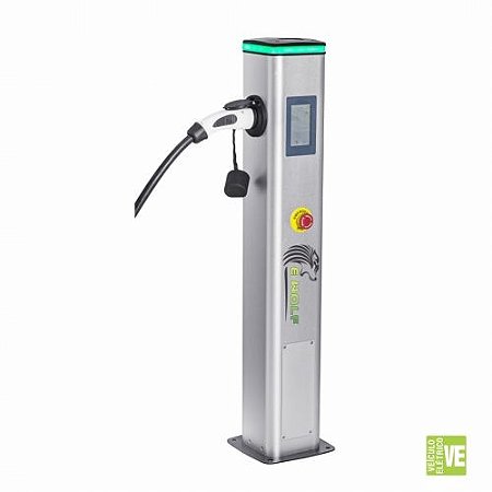Estação de Recarga para Veículos Elétricos D. DISPLAY - 22KW - 380Vac
