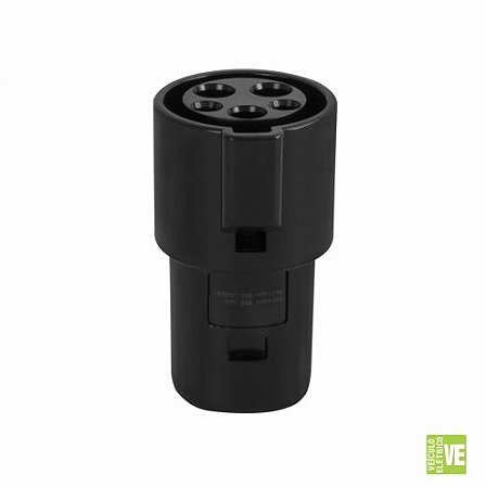 Adaptador para Carregamento de Veículos elétricos 60A - PLUGUES TIPO 1 X TIPO TESLA WIRELES