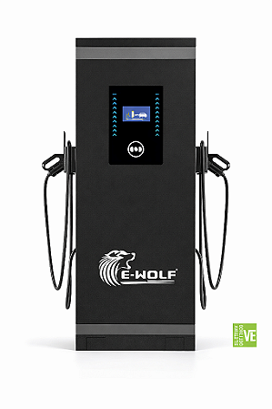 Estação de Recarga Rápida 60kW DC CCS2 Dupla TC1048-STD